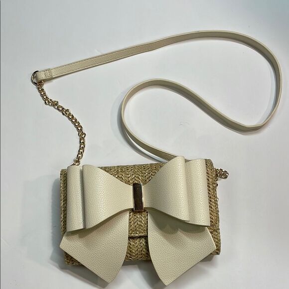 Like Dreams Handbags - Like Dreams Bonnie Straw Wallet Crossbody Beige Handbag